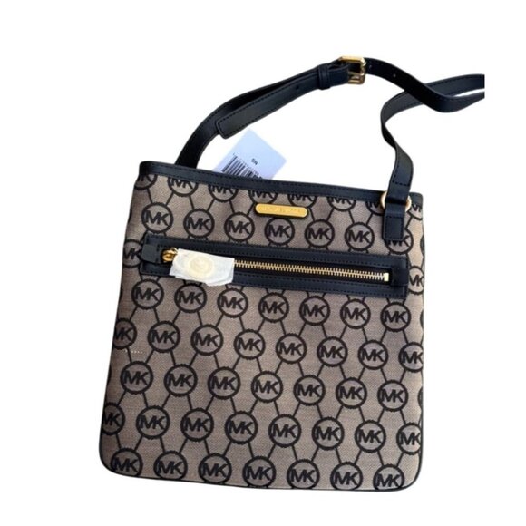 NEW Michael Kors Kempton Signature Crossbody Bag With Adjustable Strap - Picture 1 of 5